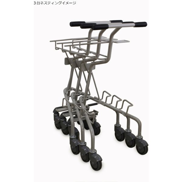 大和産業 ショッピングカートST7(5台入) 122-Y00122 1セット(5台