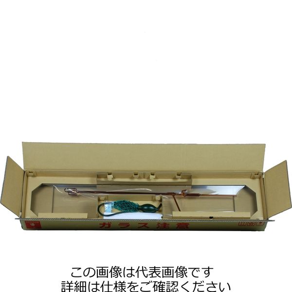 柴田科学 自動ビュレット スーパーグレード ガラスコック付 ビュレットのみ ゴム栓用 茶かっ色 25mL 022130-25 1個（直送品）
