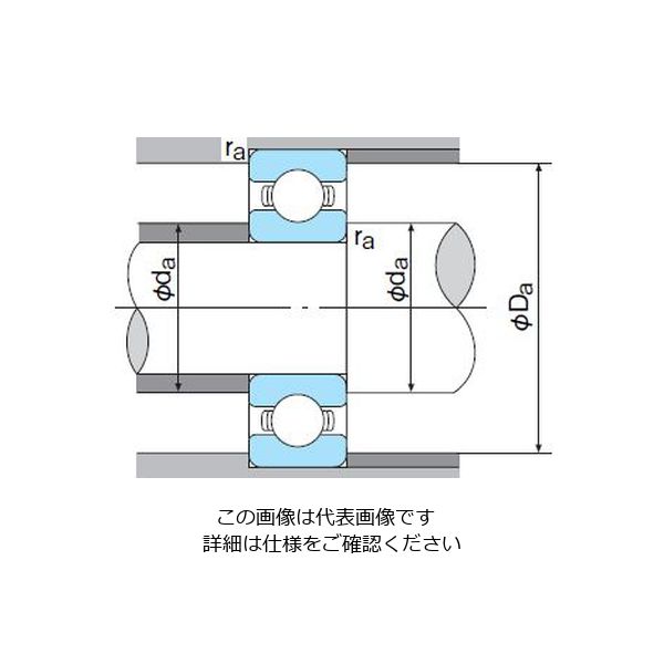 不二越（NACHI） ベアリング 深溝玉軸受 両接触シール形 6316-2NS 1