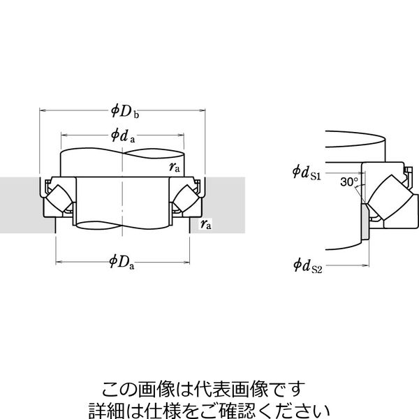 日本精工 スラスト自動調心ころ軸受 29430E 1個（直送品） - アスクル