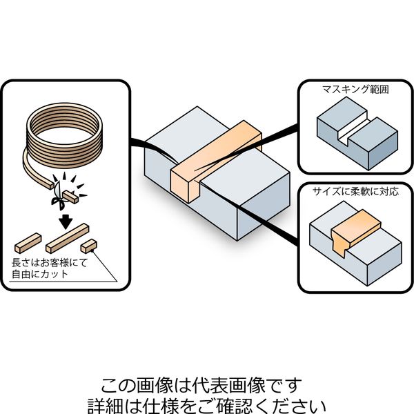 岩田製作所 シリコンスポンジ SP100-100-L14 1個（直送品） - アスクル