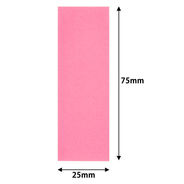 コクヨ タックメモ 蛍光色 付箋 75×25mm ピンク メ-1303N-P 1セット