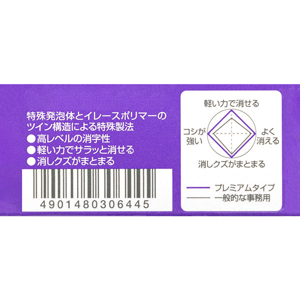 ぷよぷよ　消しゴム　ナスグレイプ　クリアパープル ぷよぷよ 消しゴム ナスグレイプ クリアパープル ぷよぷよ