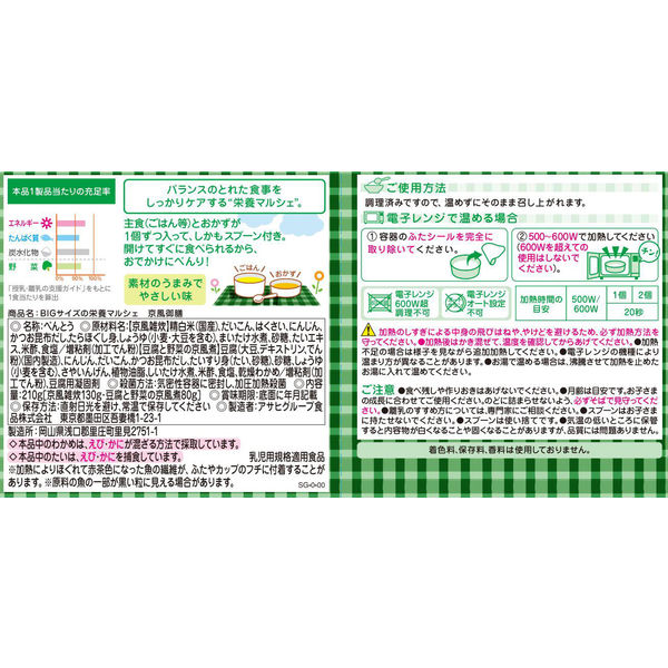 1歳4ヵ月頃から】WAKODO 和光堂ベビーフード BIGサイズの栄養