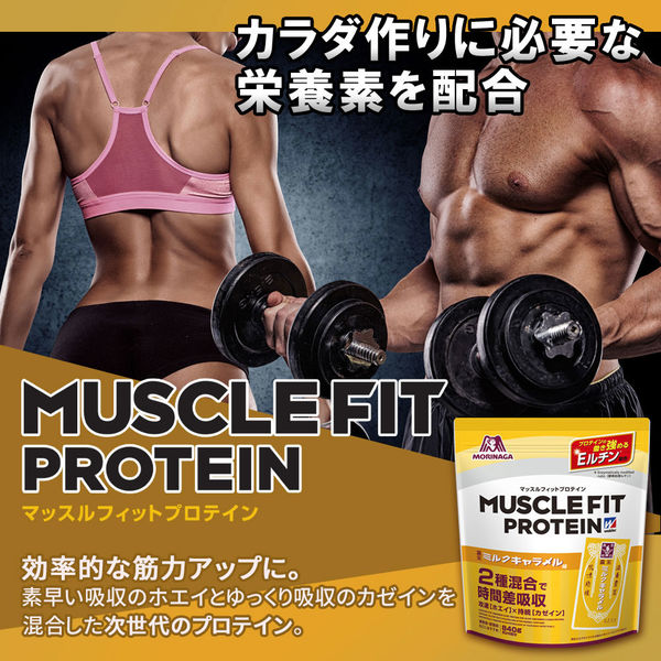 weider（ウイダー）マッスルフィットプロテイン 森永ミルクキャラメル ...