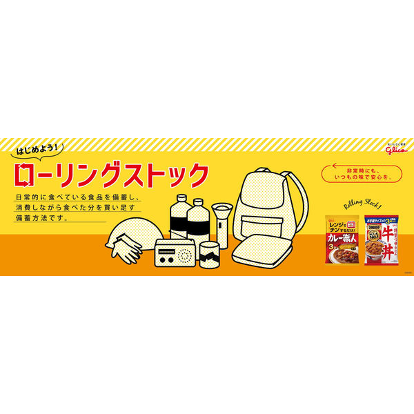 グリコ 常備用カレー職人 3食パック中辛 10個 江崎グリコ [常備用