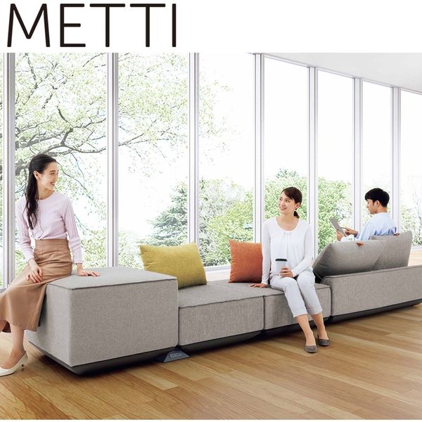組立設置込】コクヨ METTI ソファー シートタイプ 1連 幅800mm