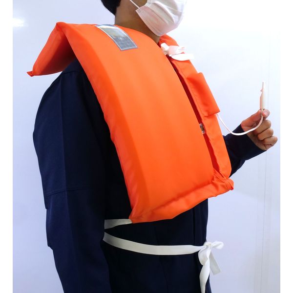 日本船具 小型船舶用救命胴衣 オレンジ ＮＳー１７ー２ 6300005499 1着 