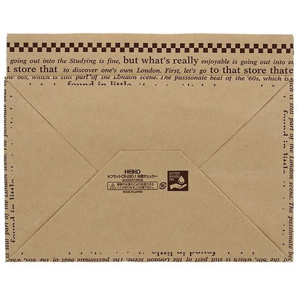 シモジマ HフラットCB 280-1 未晒チェッカー 003277508 1セット