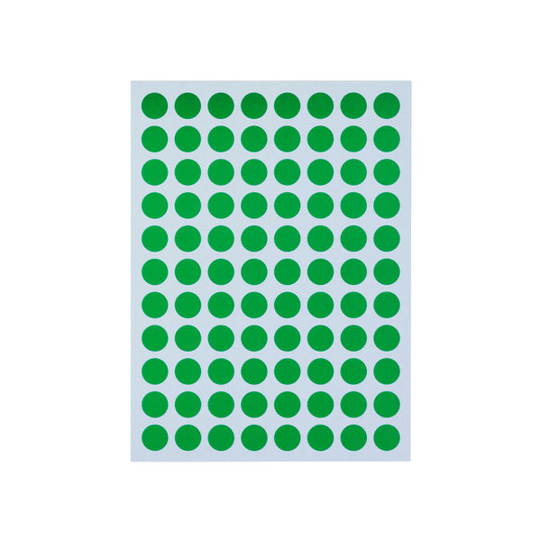 ニチバン マイタック カラーラベル 8mm 緑 ML-151N3 1セット(1袋×5