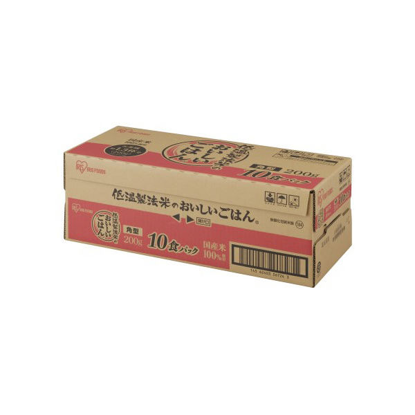 アイリスフーズ　低温製法米のおいしいごはん10食④袋 楽天市場】低温製法米のおいしいごはん(120g*10食入*4袋セット
