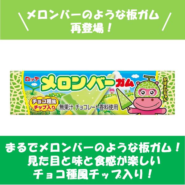 アウトレット】ロッテ メロンバーガム 1セット（1個×10） - アスクル