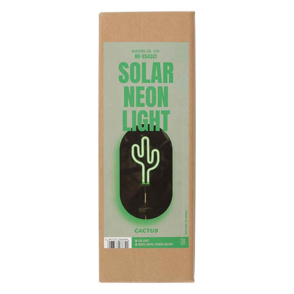 ダルトン ソーラーライト ソーラーネオンライト サボテン 458676