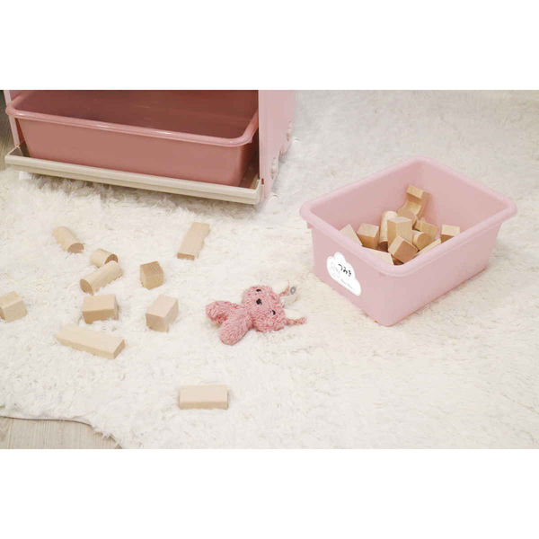 錦化成 おもちゃ収納ラック 4段 ミッキーマウス ミニーマウス トール