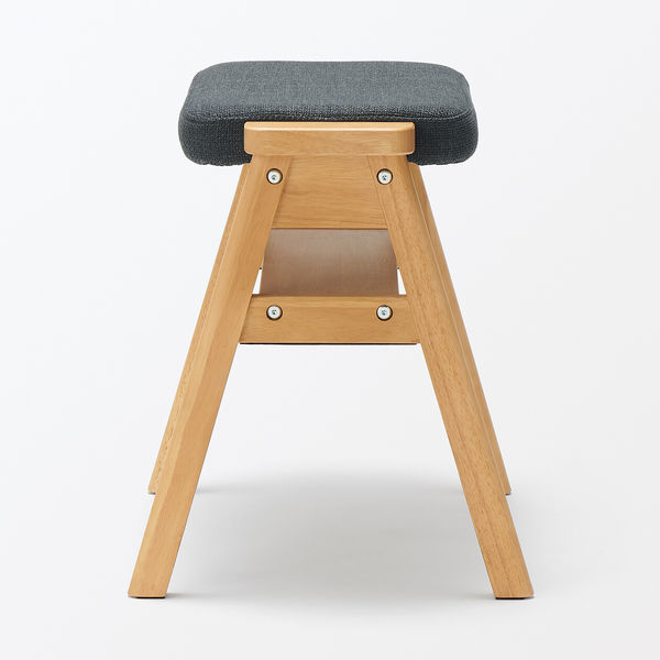無印良品 再生ポリエステル混 木製スタッキングスツール