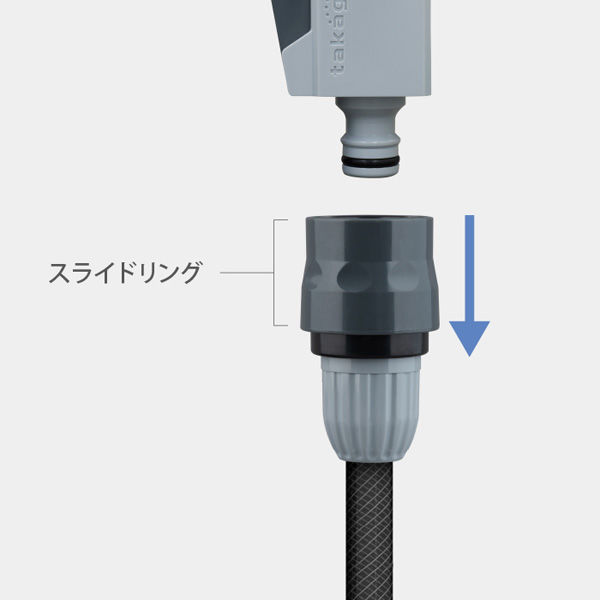タカノリだー BOXY NEXT 20m(グレー) | 株式会社タカギ | ネットストア