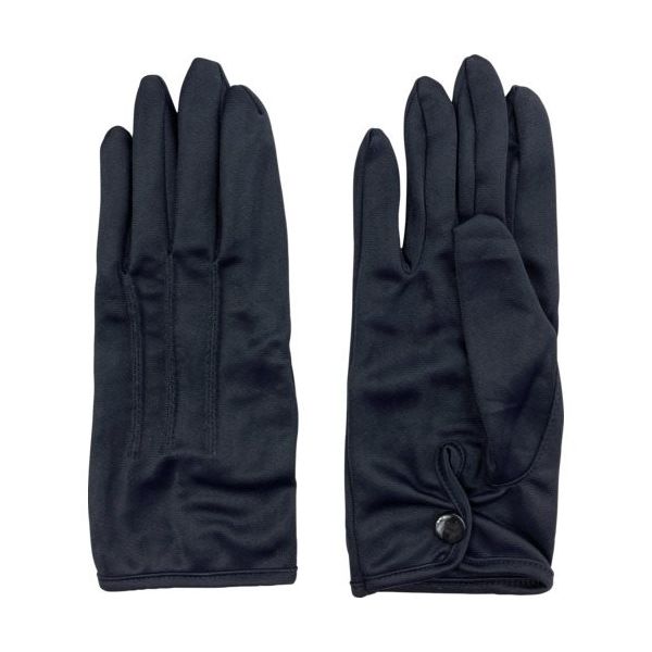   手袋 M/M 黒 ウインセス WINCESS 礼装用手袋 黒 ナイロン ホック付き LL (12双入