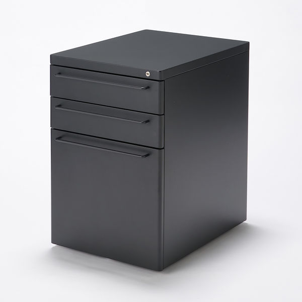 無印良品 スチールキャビネット ダークグレー 幅39．5×奥行