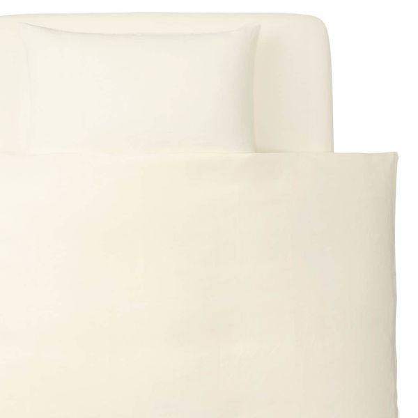 無印良品 麻平織 まくらカバー 43×63cm用 オフ白 良品計画