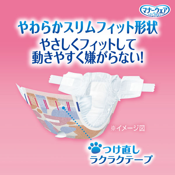 新品　ユニチャーム マナーウェア 女の子用 190枚　FLAFFY限定デザイン 数量限定）マナーウェア FLAFFY 限定 女の子用 Mサイズ コラボ