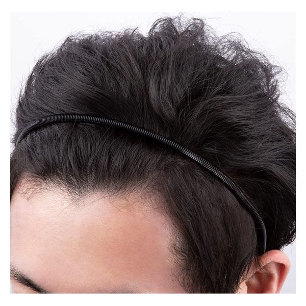 貝印 Groom! スプリングカチューシャ 黒 4901601269192 1ケース(240個