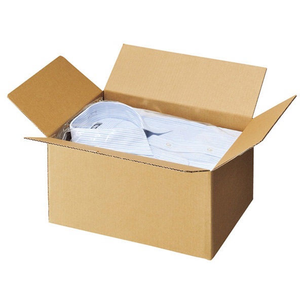 まとめ買い】ワンタッチ段ボール 幅35×奥行25×高さ20cm(80サイズ