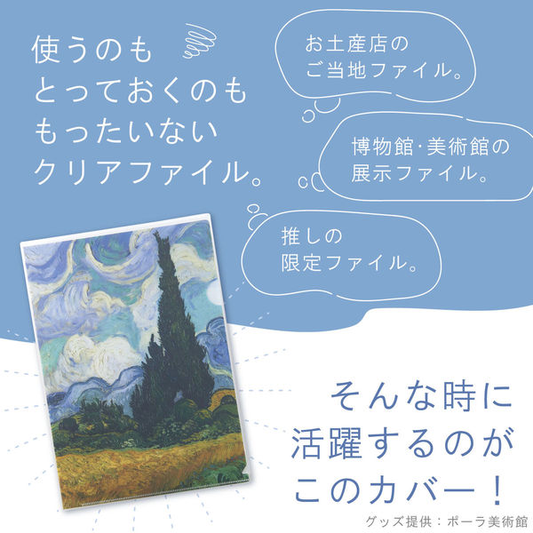 リヒトラブ リヒト Collel クリアファイルカバー ファイル 保存