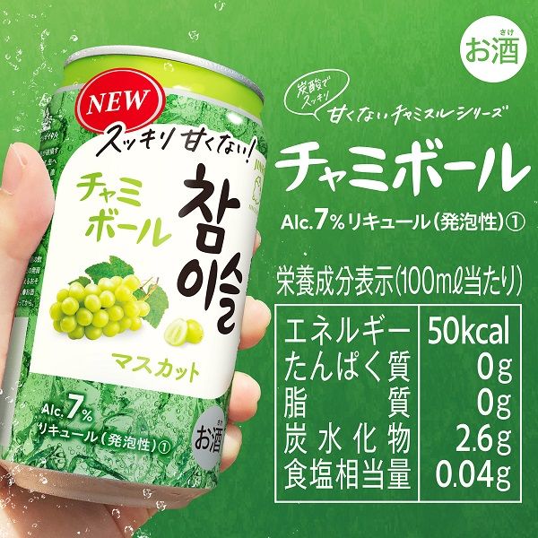 缶チューハイ　チャミボール　レモン　マスカット　350ml×24本各1ケース 楽天市場】チューハイ チャミスル チャミボール fresh＋レモン