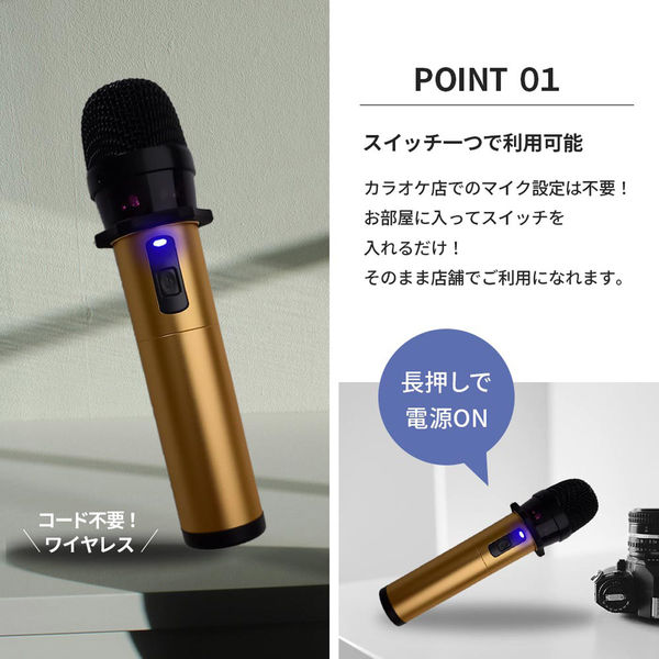 ペンタトニック GTM300ワイヤレスマイク(シャンパンゴールド