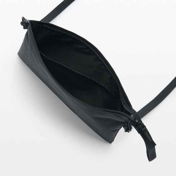 BLACK MEANS サコッシュポーチのみ中古品 無印良品 ポーチとしても使える 撥水サコッシュ 黒 良品計画