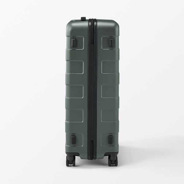 無印良品 バーを自由に調節できる ハードキャリーケース 75L カーキ