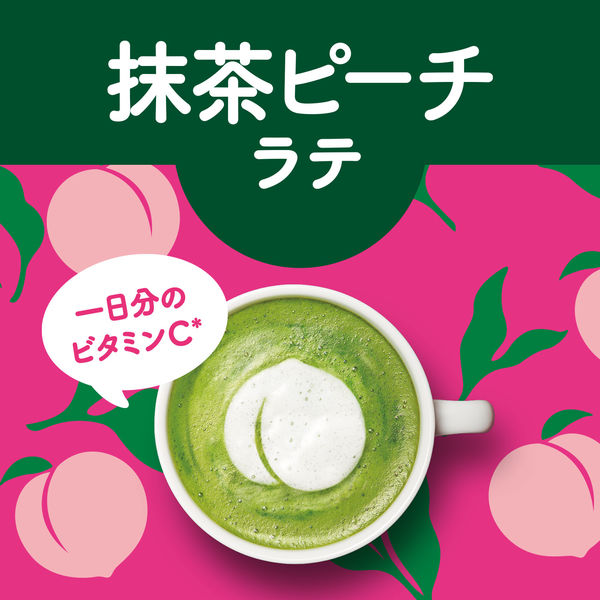 伊藤園 matcha LOVE（抹茶ラブ）NEW YORK 抹茶ピーチラテ 240ml 1箱