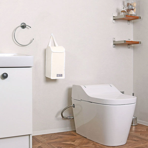 アストロ mayuyam トイレットペーパーストッカー ホワイト 860