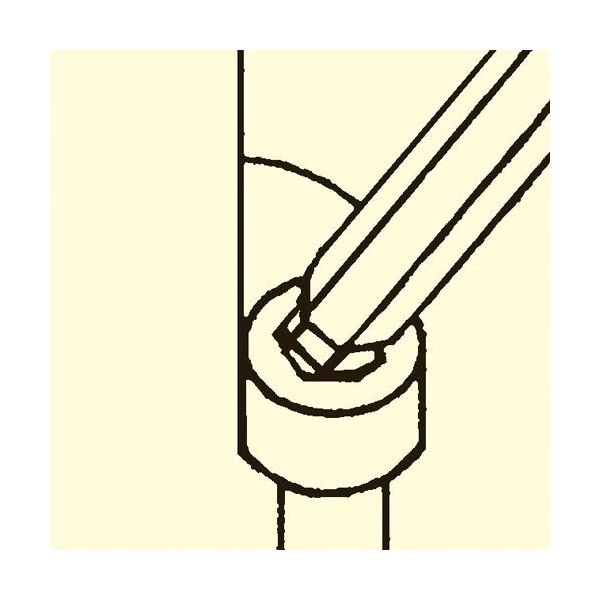 エスコ 5本組 [BallーHexagon]ドライバー(精密/インチ) EA550MF-150A 1セット（直送品）