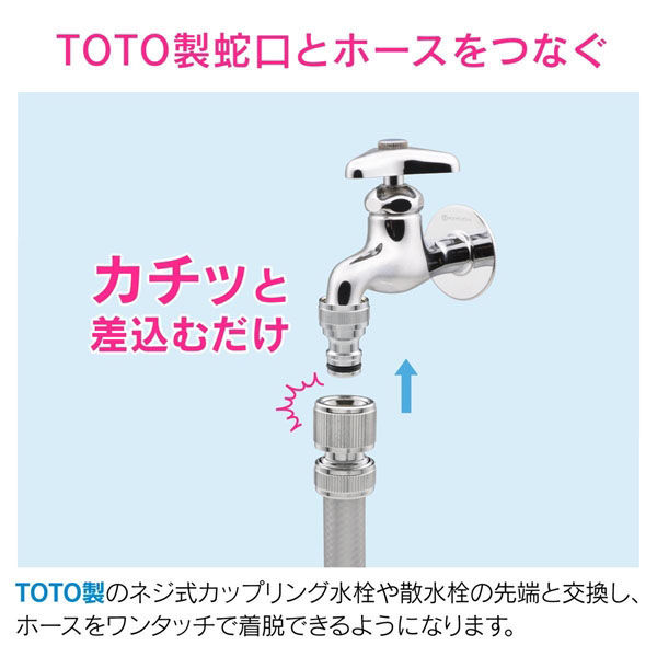 カクダイ TOTO水栓用ネジ口金 交換用 GA-QA053 1個（直送品