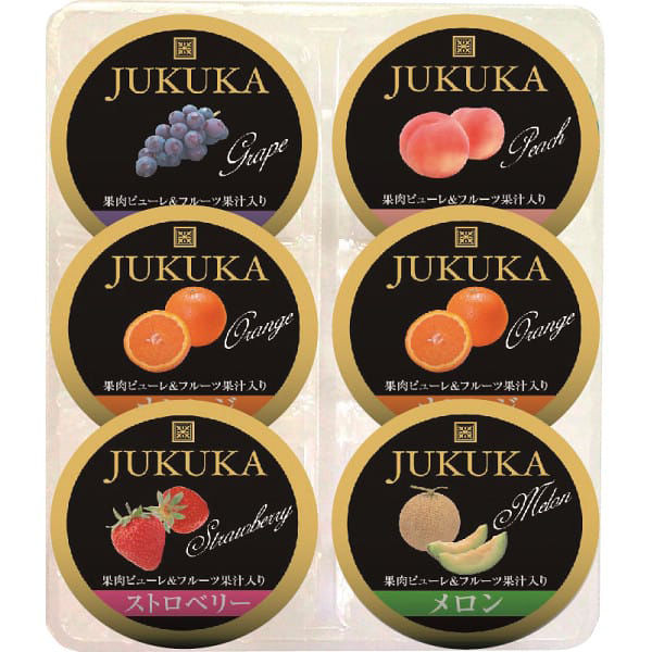 シャディ 【10箱セット】金澤兼六製菓 熟果ゼリーアソートBOX(6個) 25