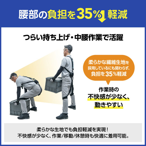 マッスルスーツ ソフトパワー フリーサイズ 307901 1着 日本シグ