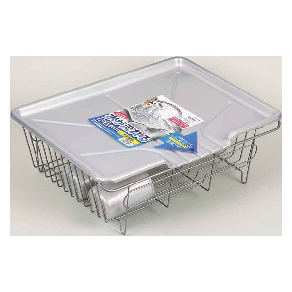 パール金属 水切りラック アルデオ 水切りバスケット 水が流れる