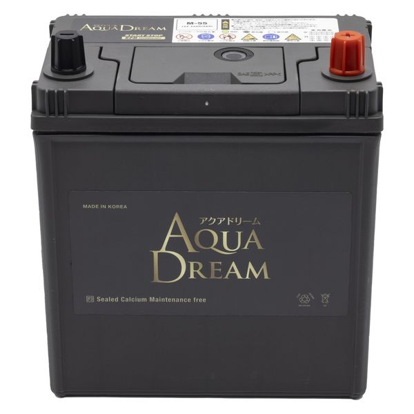 アクアドリーム 国産車 アイドリングストップ車対応バッテリー GOLD