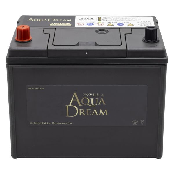 AQUA DREAM 国産車 アイドリングストップ車対応バッテリー GOLD