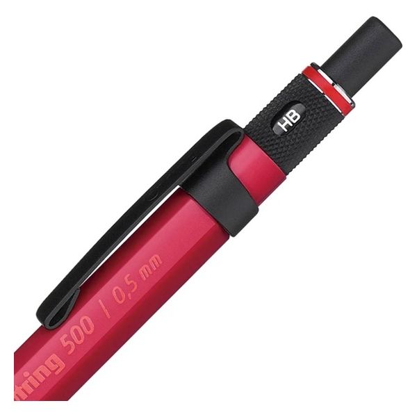 ロットリング 500シリーズ メカニカルペンシルHS 0.5mm レッド