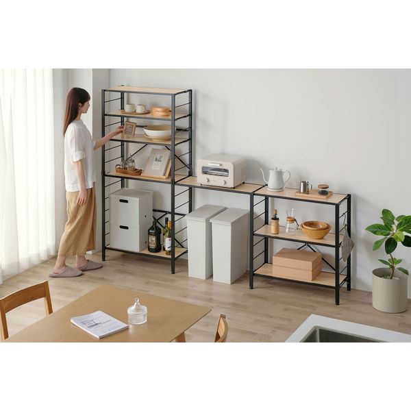 アイリスオーヤマ 組立簡単 連結スチールラック用棚板 KRSR-T