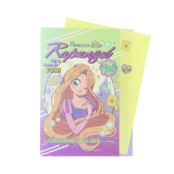 サンスター文具 ダイカットクリアファイル5P バレエコア ラプンツェル