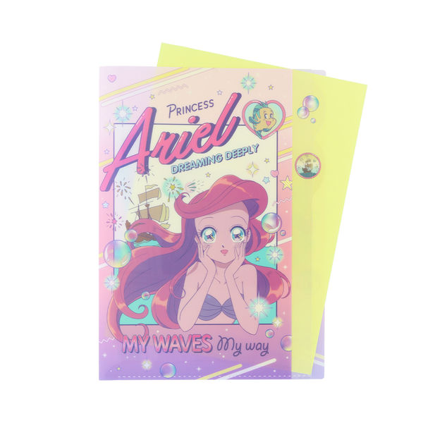 サンスター文具 ダイカットクリアファイル5P バレエコア アリエル