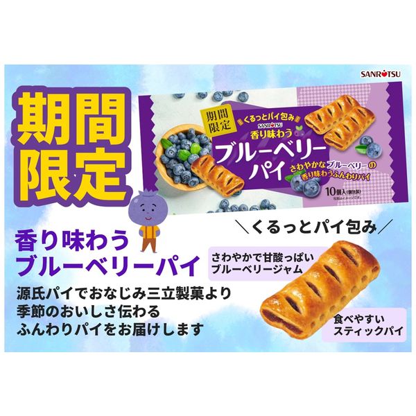 クッキー パイ 個包装 配り菓子 香り味わう ブルーベリーパイ 10