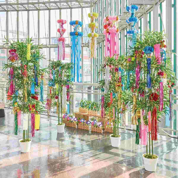 七夕　吹き流し(オレンジ) 軒先渡し】ストア・エキスプレス 七夕吹き流し オレンジ 8186