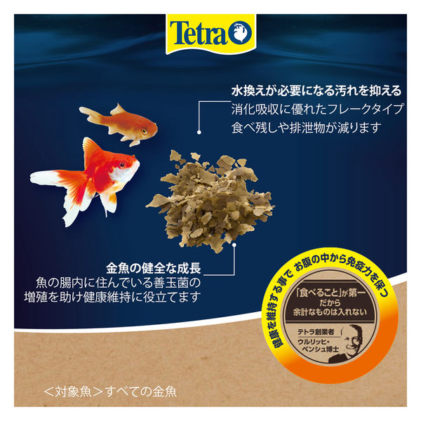 テトラ テトラフィン 金魚のえさ 観賞魚用フード フレークタイプ 180g