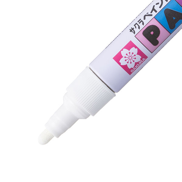 サクラクレパス ペイントマーカー中字 白 PMK-B#50 5個 - アスクル サクラクレパス ペイントマーカー中字 白 PMK-B#50 5個 - アスクル