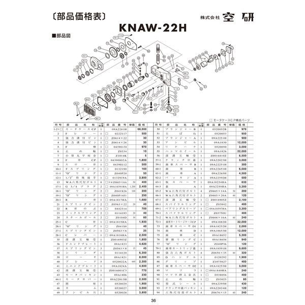 空研 ナローレンチ 本体 (09A22HーH) KNAWー22H 1台（直送品） - アスクル