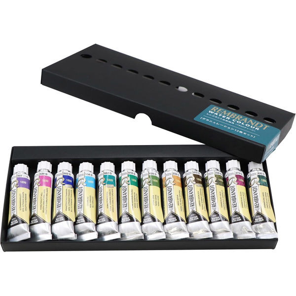 ターレンス　レンブラント油絵具 42本 ターレンスジャパン ターレンス レンブラント水彩絵具10ml グラニュ